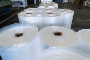Stored white and clear BOPP rolls in bulk to run on HP label presses.